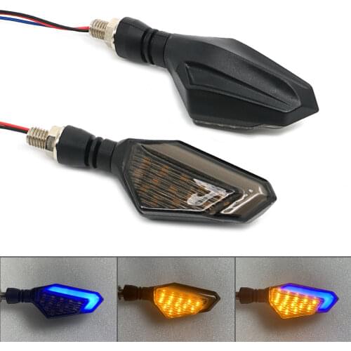 10mm Screw Holes LED Turn Signals Running Lights Indicators Blinkers Universal Fit Most Motorcycles For Honda Yamaha Kawasaki