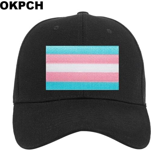 Transgender Pride Baseball Cap Men/Woman Tactical Army Cotton Military Hat US Unisex Hip Hop Hat Sport Golf Caps Outdoor Hats