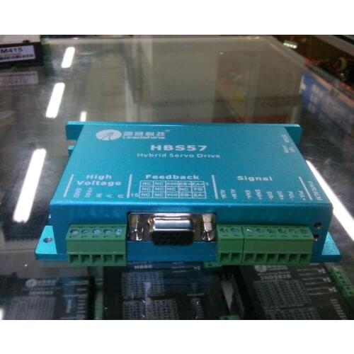 New Leadshine 3-phase Hybrid servo Driver HBS507 work at 24-50VDC fit the servo motor 573HBM20-EC-1000 out 2NM servo systems