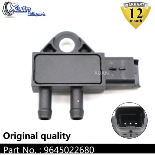 XUAN 9645022680 DPF Exhaust Sensor Differential Pressure Sensor For PEUGEOT 5008 508 607 807 EXPERT PARTNER RCZ LANCIA PHEDRA