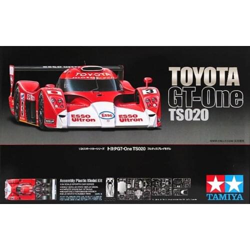 1/24 Tamiya Plastic Assembly Car Model Toy Toyota GT-One TS020 Track Racing DIY Assembly Kit #24222