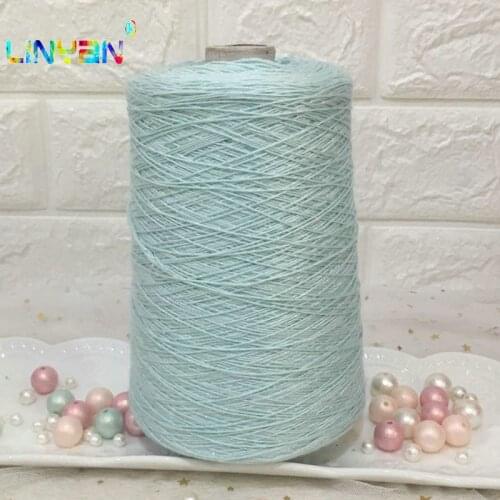 200g*1 piece 5# Lace threads Shining Cotton Yarn for knitting Baby colored cotton knitting crochet Flash cotton yarn t59