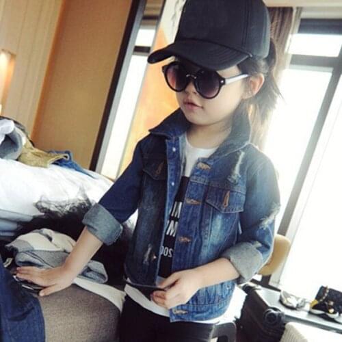 2020 boys Denim Jacket For Boys Autumn Baby Girls Clothes Outerwear Jean Jackets Coat Fashion Coats Children Clothing 2-7years