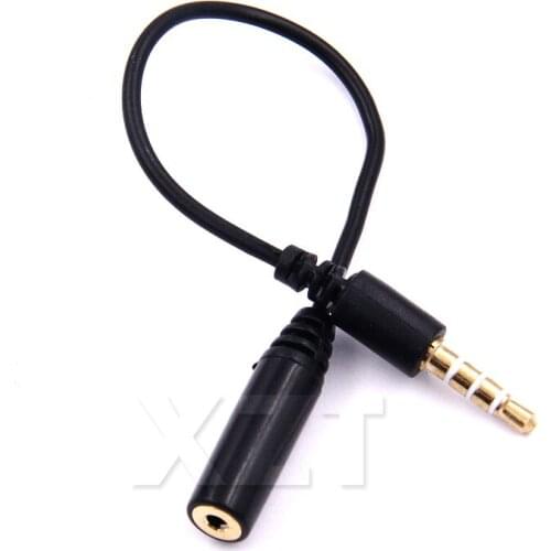 2.5mm Male To 3.5mm Female Audio Stereo Headphone Earphone Converter Adapter