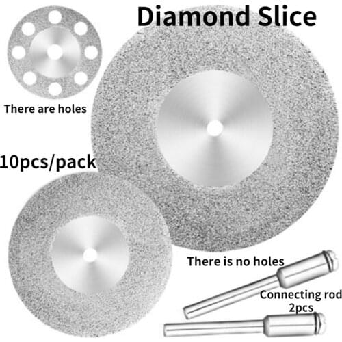 10 Pcs Diamond Cutting Piece/ Tooth Grinding Piece/ Emery Small Grinding Piece / Electric Grinding Saw Blade/ Jade Small Slice