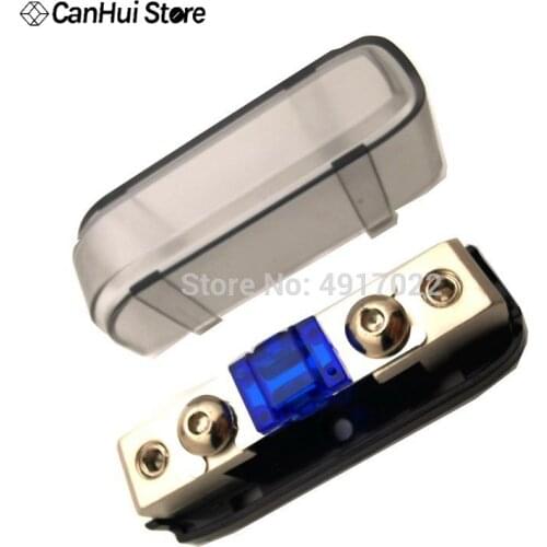 1set Car Audio Auto Mini ANL AFS Car Fuse Holder Block with Fuse 20A 30A 40A 50A 60A 80A 100A 150A 200 MINI ANL 32V Good Quality