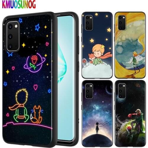 Black Cover Cute little prince for Samsung Galaxy S20Ultra S20 Plus Note 10 Lite A01 A21 A51 A71 A81 A91 Phone Case