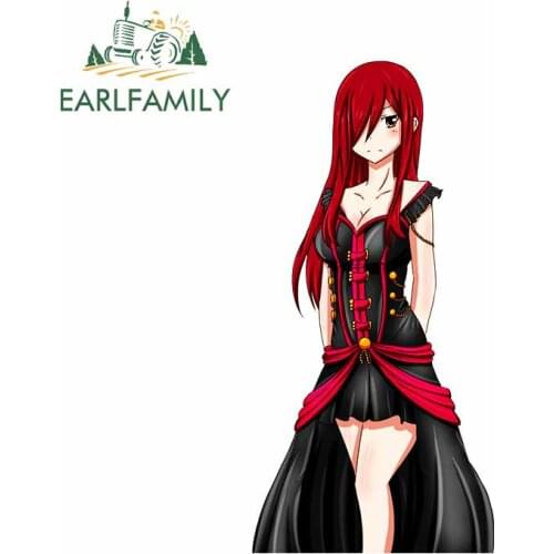 EARLFAMILY 13cm x 6.6cm For Fairy Tail Fine Decal Sunscreen Car Stickers Graffiti Sticker DIY Custom Printing Waterproof Decor
