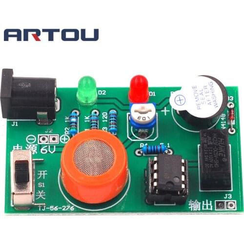 Electronic DIY Kit MQ-3 Sensor Alcohol Detector Tester Alarm System Components Suite
