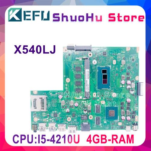 KEFU X540LA Mainboard For ASUS X540L X540LJ F540L F540LJ Laptop Motherboard CPU I3-4005U Tested 100% Work Original Mainboard