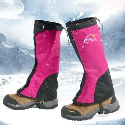 New Mens Womens Waterproof Snow Legging Gaiters Outdoor Sport Skiing Hiking Climbing Trekking Cycling Leg Warmers Brand VK085