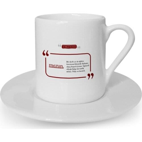 Personalized Graduated Turkish coffee Cup-1