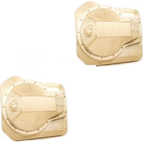 Sturdy Brass Bridge Cover Axle Protective Cover Armor for 1/10 Traxxas TRX4 T4 RC Car Accessories Parts