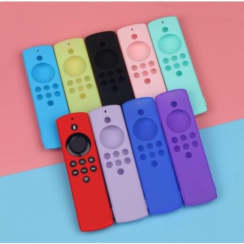 Silicone Remote Control Protective Case For Fire Tv Stick Lite 2020 Shockproof Dustproof Cover Soft Remote Control Protector