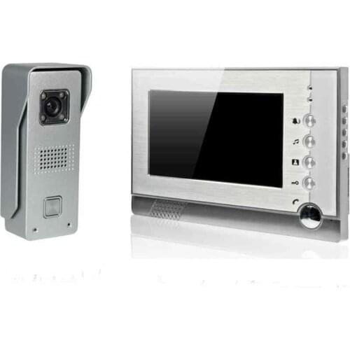 High quality access control system wired doorbell intercom video door phone with photo memory