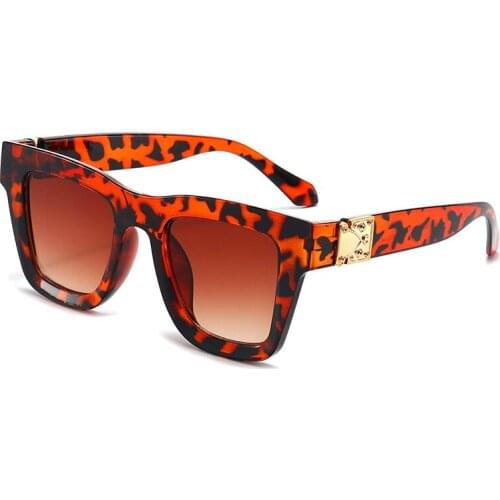 Korean Style Sunglasses For Women Vintage Square Frame Sun Glasses Men Eyeglasses For Photoed Ins Popular Decorative Eyewear