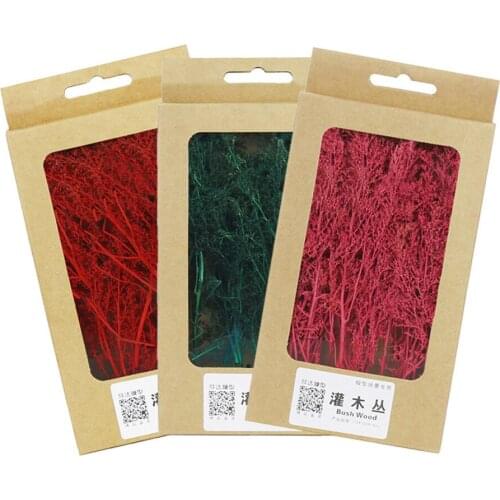 Dry Bush Scene Model Tree Platform Simulation Vegetation DIY Material Sand Table Making Railway Layout Decoration Model Bush