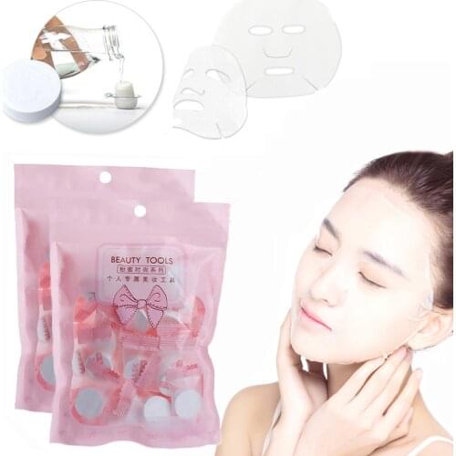 30pc/Bag Ultra Thin Moisturizing Disposable Compression Facial Mask Cotton Facial Face Skin Care Tool Wrapped Masks Paper