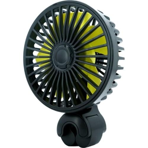 Rotatable Car Headrest USB Fan Adjustable Speed Automotive Interior Cooling Fan Suitable for Fresh Environment back seat fan