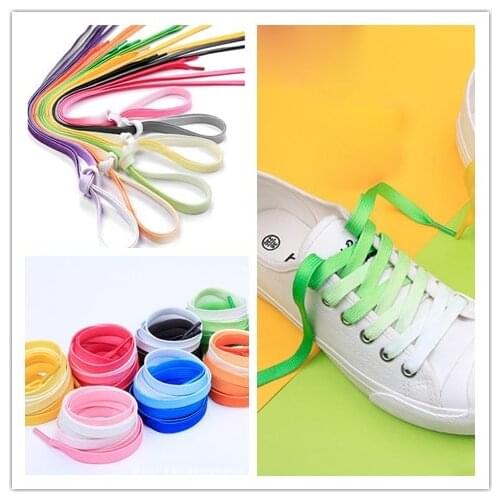 1 Pair Rainbow Colored Shoelaces Sneaker Flat Elastic Shoelaces Hiking Boots Shoe Strings Unisex Shoe Laces For Sneakers Laces