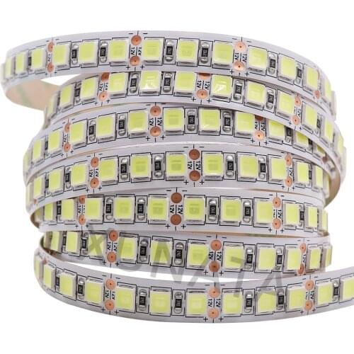 12V LED Light Strip 5M 5054 Flexible Ribbon Tape 120Leds/m Waterproof Led Strip String White/Warm White/Natural White 4000K