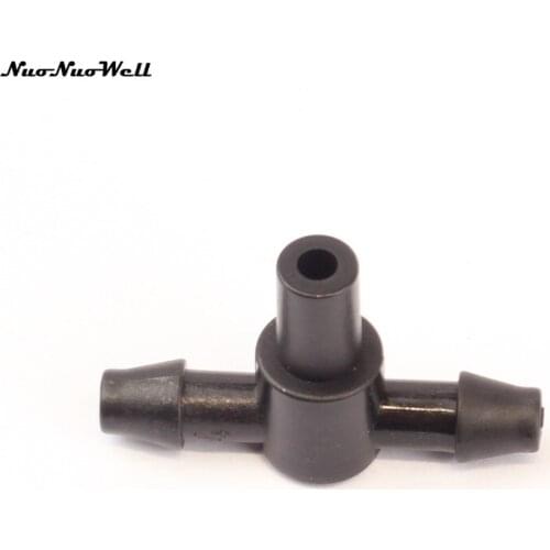30pcs NuoNuoWell Barbed 4/7 to 6mm Nozzle Connector Hose Tee Horticultural Irrigation Plant Pots Drip System Watering Pipe Joint