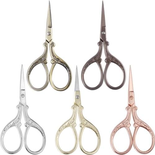 9cm Sewing Stitch Retro Classic Vintage Antique Fine Embroidery Sewing Tailor Scissor Stainless Steel Fabric Cut Trim