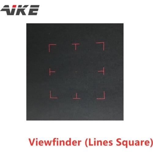 AIKE 638/650nm Viewfinder (Lines Square) Red Diffractive Optical Elements 5mw DOE Laser Diode Module for Industrial Inspection