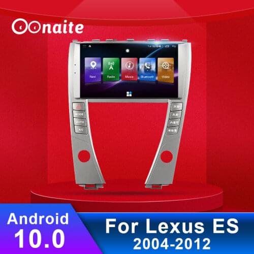 Oonaite 8 inch Android car multimedia player GPS navigator audio radio HD video DVD System for Lexus ES 2004-2012
