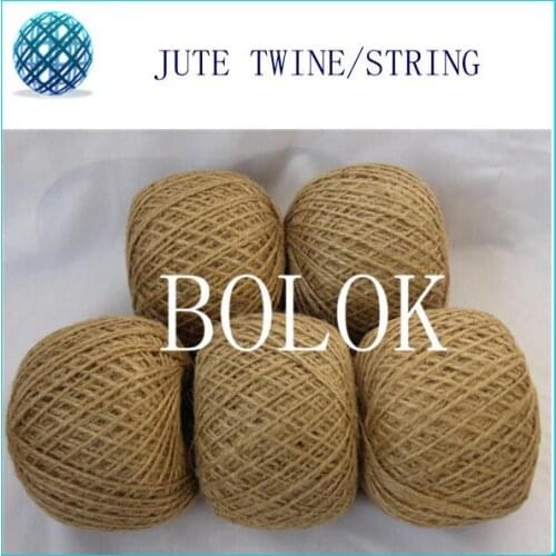 Free 15pcs/lot Natural jute twine (Dia.:1.5-2mm,110yards/ball, 2 ply twisted) DIY jute rope twine