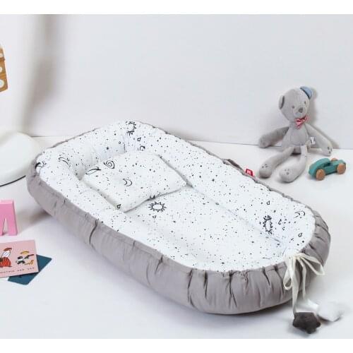 LazyChild 2021 New Baby Newborn Sleeping Nest Bedding Fence Infant Toddler Bassinet Bed Fence baby accessories newborn room