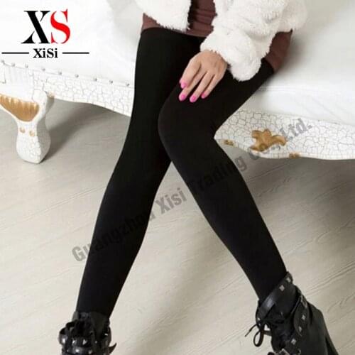 New arrival plus cashmere women leggings casual winter warm leggings high elastic waist thickening fur slim fitness pants