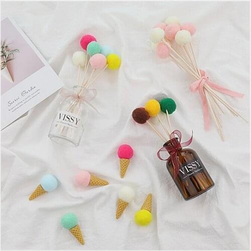 Hot Sales INS Photo Props Colorful Cute Hairball Ornament Background Shooting Photo Props Photography