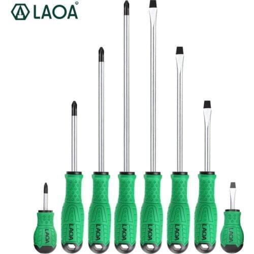 LAOA Slotted and Phillips Screwdrivers Magnetic Multifunctional Screwdriver Handtools