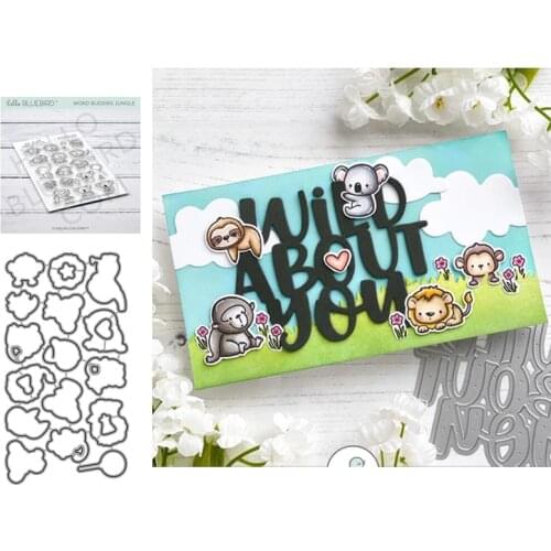 Cute Animal Metal Cutting Dies and Stamps Scrapbooking Handmade Tools Mold Cut Stencil New 2021 DIY Card Make Mould Model Craft