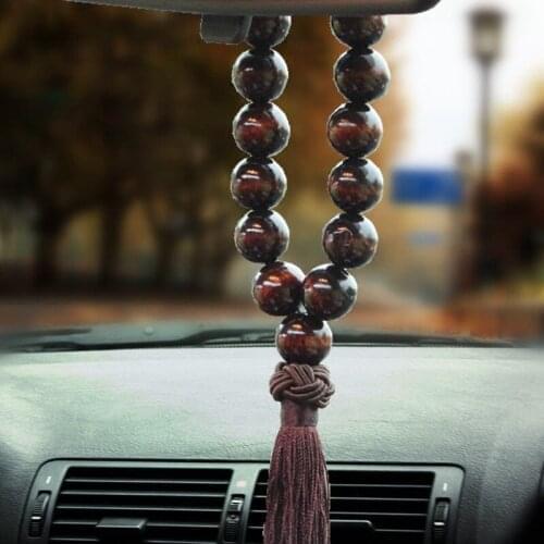 2021 new wooden buddha 21 beads car interior pendant for Jaguar Land Rover Range Rover/Evoque/Freelander/Discovery