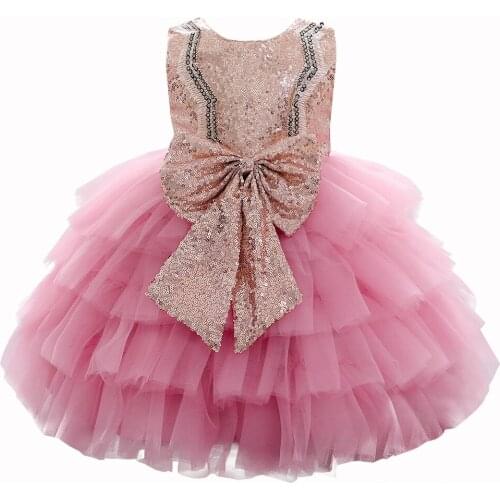 6M-5T New Lace Baby Girl Dress Baby Girls Birthday Dresses birthday party princess dress Baby girl bridesmaid dresses