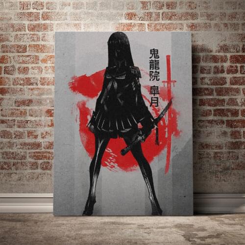 Kiryuuin Satsuki Kill La Kill Poster Canvas Wall Art Decoration prints for living Kid Children room Home bedroom decor painting