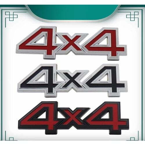 4x4 4 Drive for Patriot Wrangler Grand Cherokee Compass Prado car Hood Fender trunk Nameplate Decal Emblem Badge Sticker