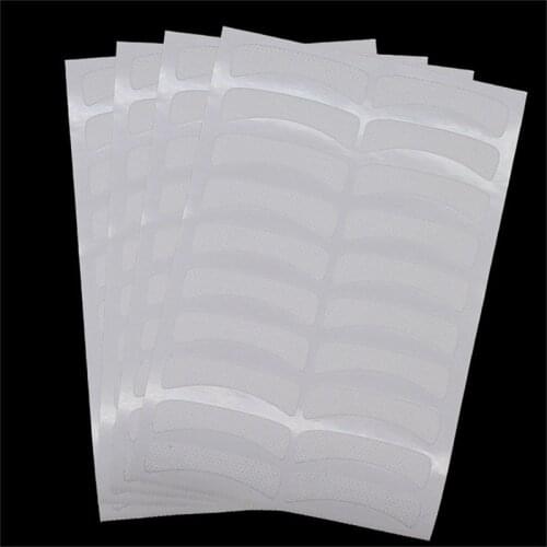 100 Pcs White Eye Eyelash Extension Fabrics Pads Stickers Patches Adhesive Tape Makeup Beauty Tool