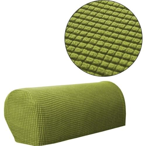 2pcs/pair Premium Sofa Armrest Covers Stretchy Polar fleece Thickened Chair Sofa Couch Arm Protector Cover