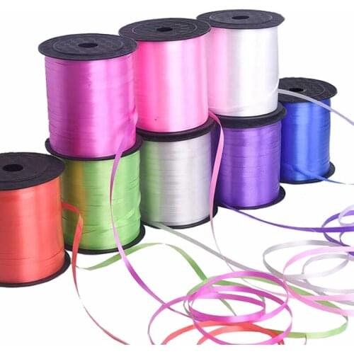 250 Yards Balloon Satin Ribbon Rolls for Gift Package Wedding Supplies Decorative Ribbon Balloons Accessories