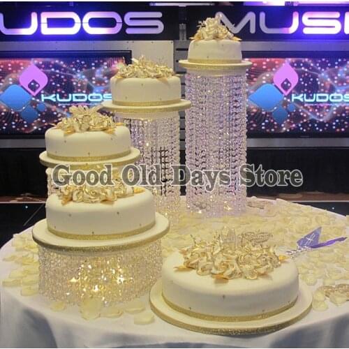 4pcs Luxury Cake Stand Wedding Banquet Party Cake Display Birthday Decoration Hot Sale Wedding Cake cupcake display