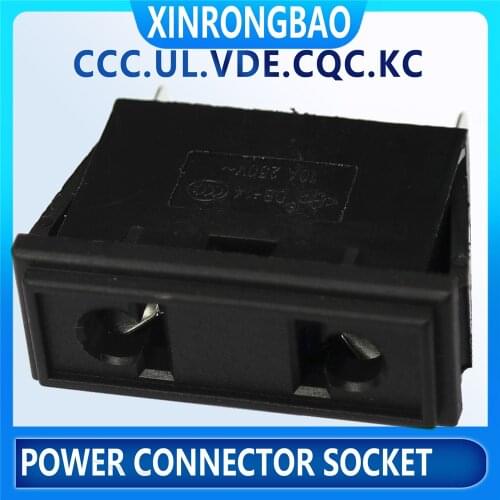 5pcs American Outlet Socket 2 holes 10A 250V European AC Power Socket jack connector Power Plug UL/CCC/VDE/KC/CQC US/EU/AU DB-14