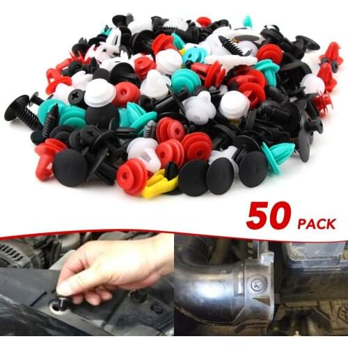 50pcs Universal Mixed Clips For Citroen C4 C5 C3 Picasso Xsara Berlingo Saxo C2 C1 C4L DS3 Xantia DS4 C8 C-Elysee 2cv