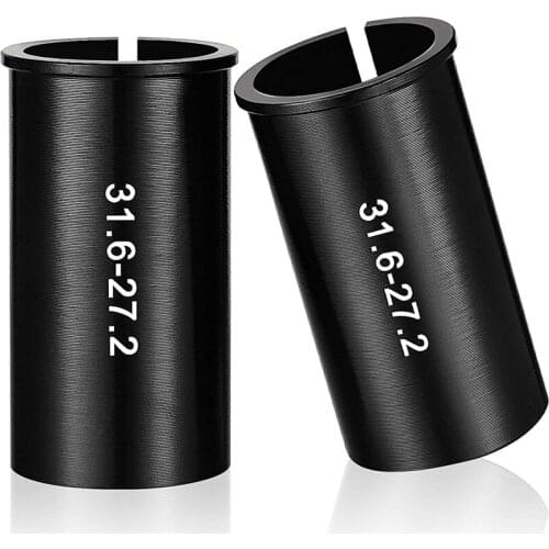2 Pcs Seatpost Adapter Shim Seat Tube Adapter Adapter Seatpost Reducing Sleeve Shim for Mountain Bike, Road Bike