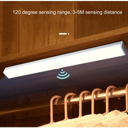 Motion Sensor Wireless LED Night Lights Bedroom Decor Light Detector Wall Decorative Lamp Staircase Closet Room Aisle Lighting