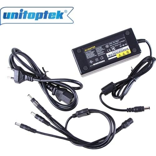 12V 5A 4CH Power Supply Box CCTV Camera DC 12V Power Supply Adapter 4 Port DC+Pigtail COAT