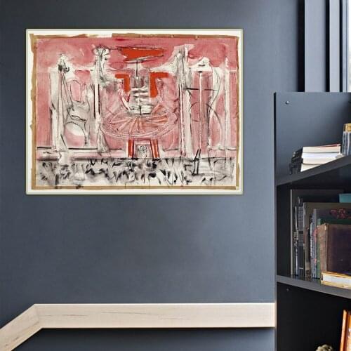Citon Mark Rothko《Untitled.92》Canvas Art Oil Painting Abstract Artwork Painting Decorative Picture Wall Decor Home Decoration