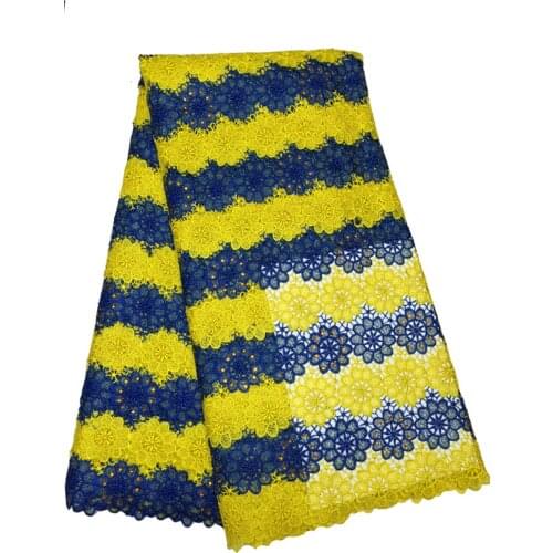 JNP African Cord Lace Fabric New High Quality Guipure Water Soluble Nigerian For Wedding Sewing
